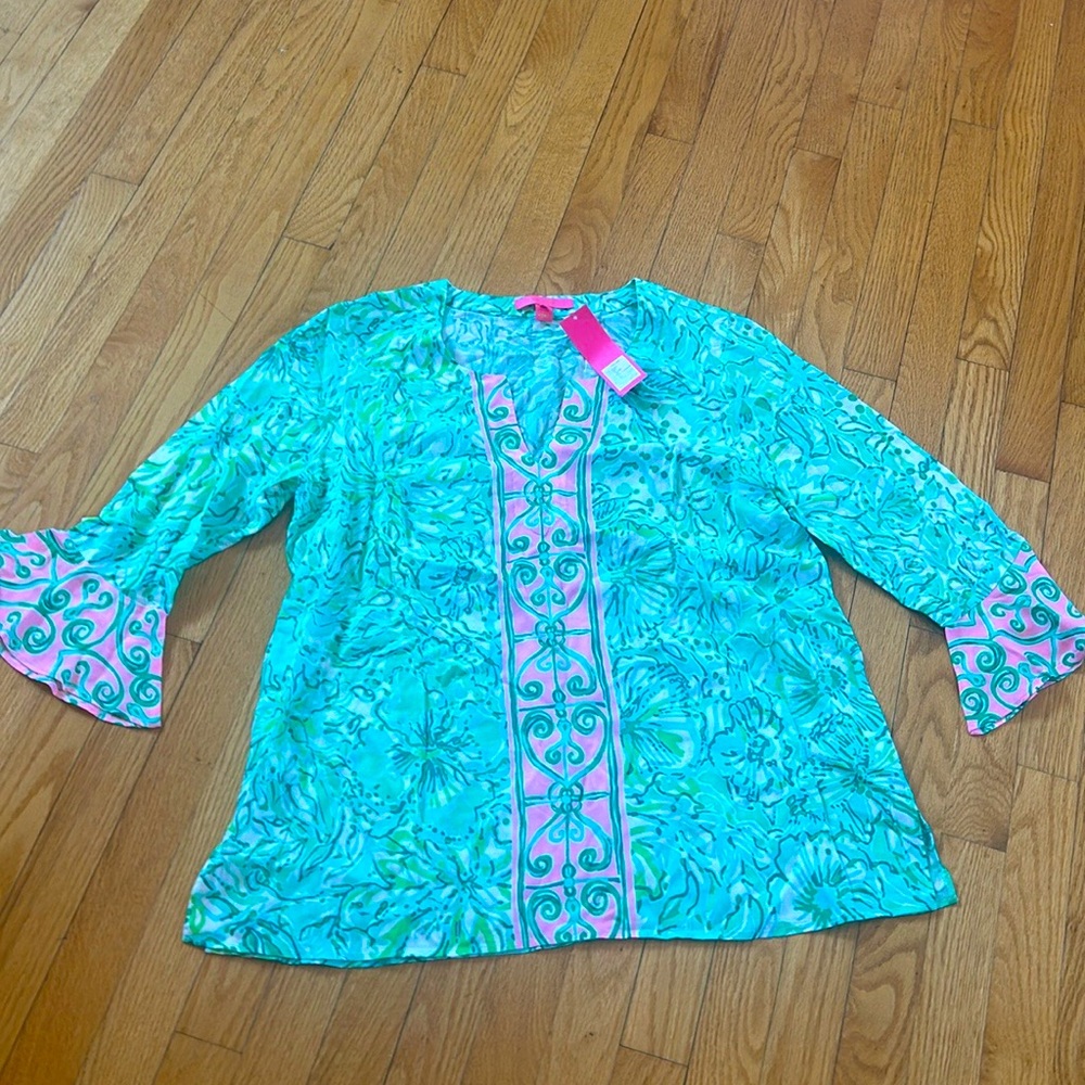 Lilly Pullitzer Keona Tunic “Hopelessly Devoted”